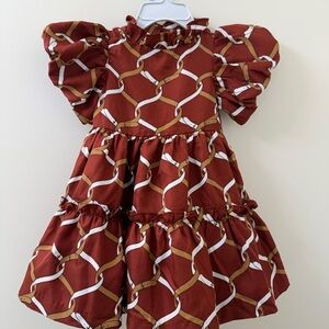 Red and White Holiday Dress